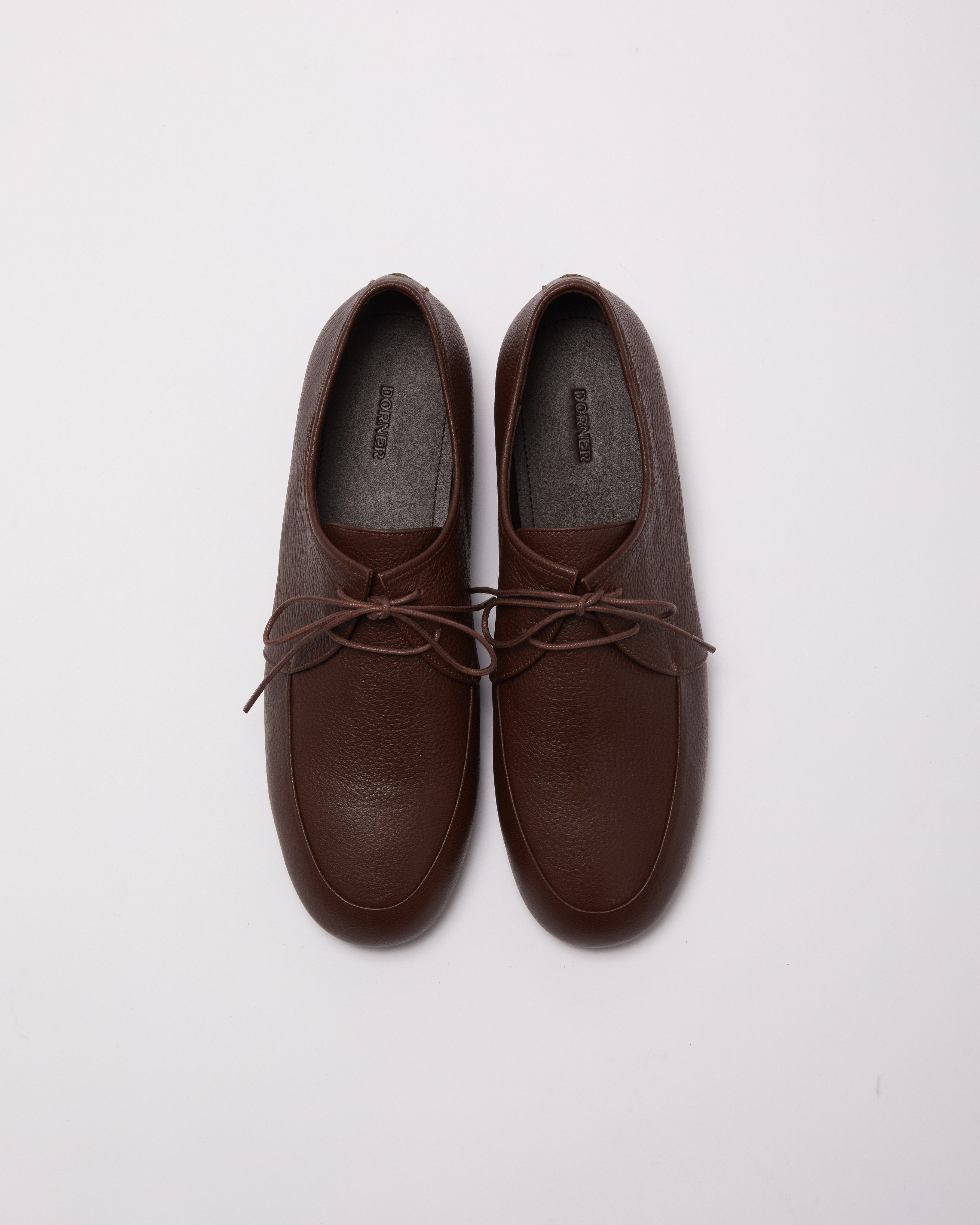 Evelyne - Leather in Wine Brown