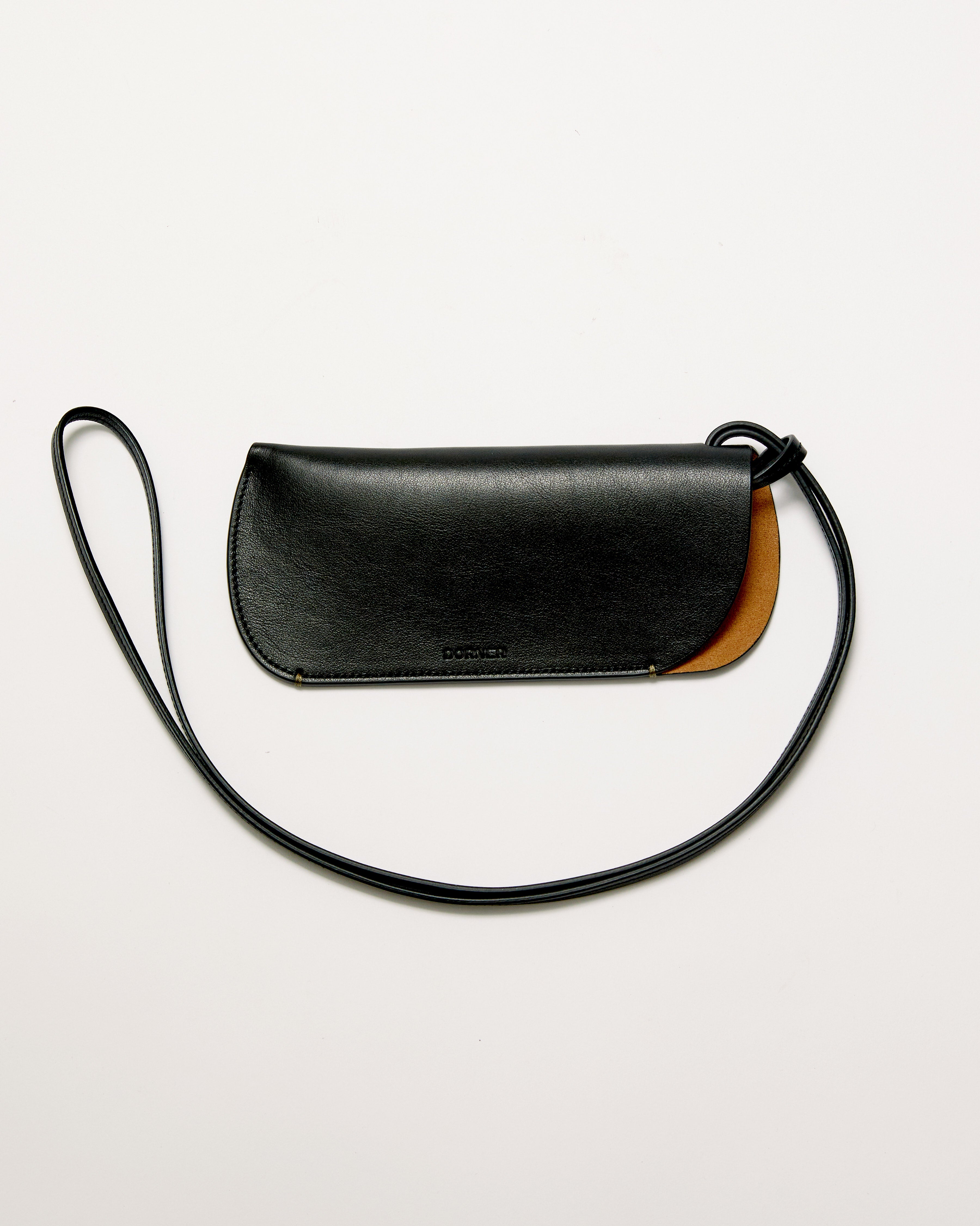 Leather Glasses Case — Black