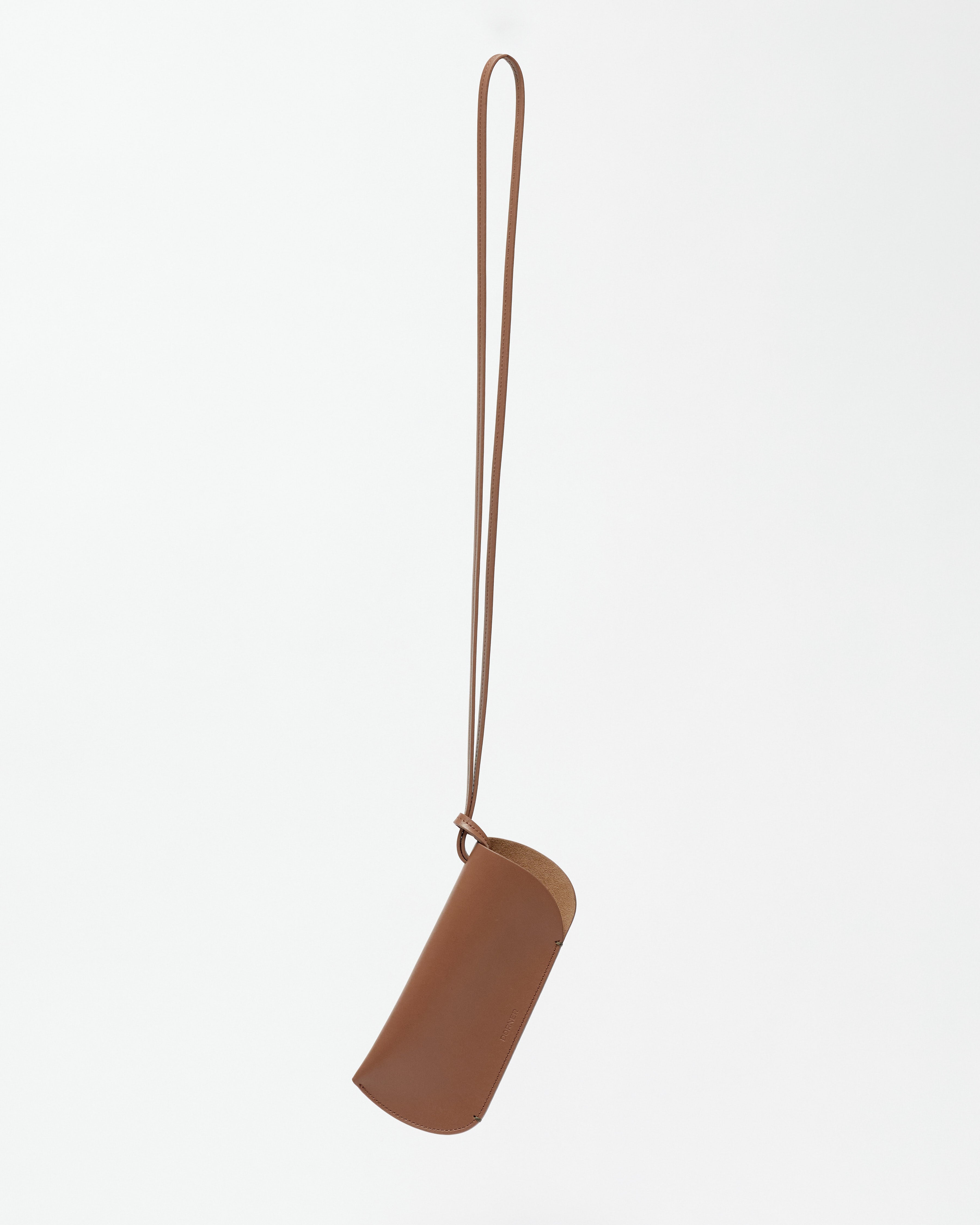 Leather Glasses Case — Rich Brown