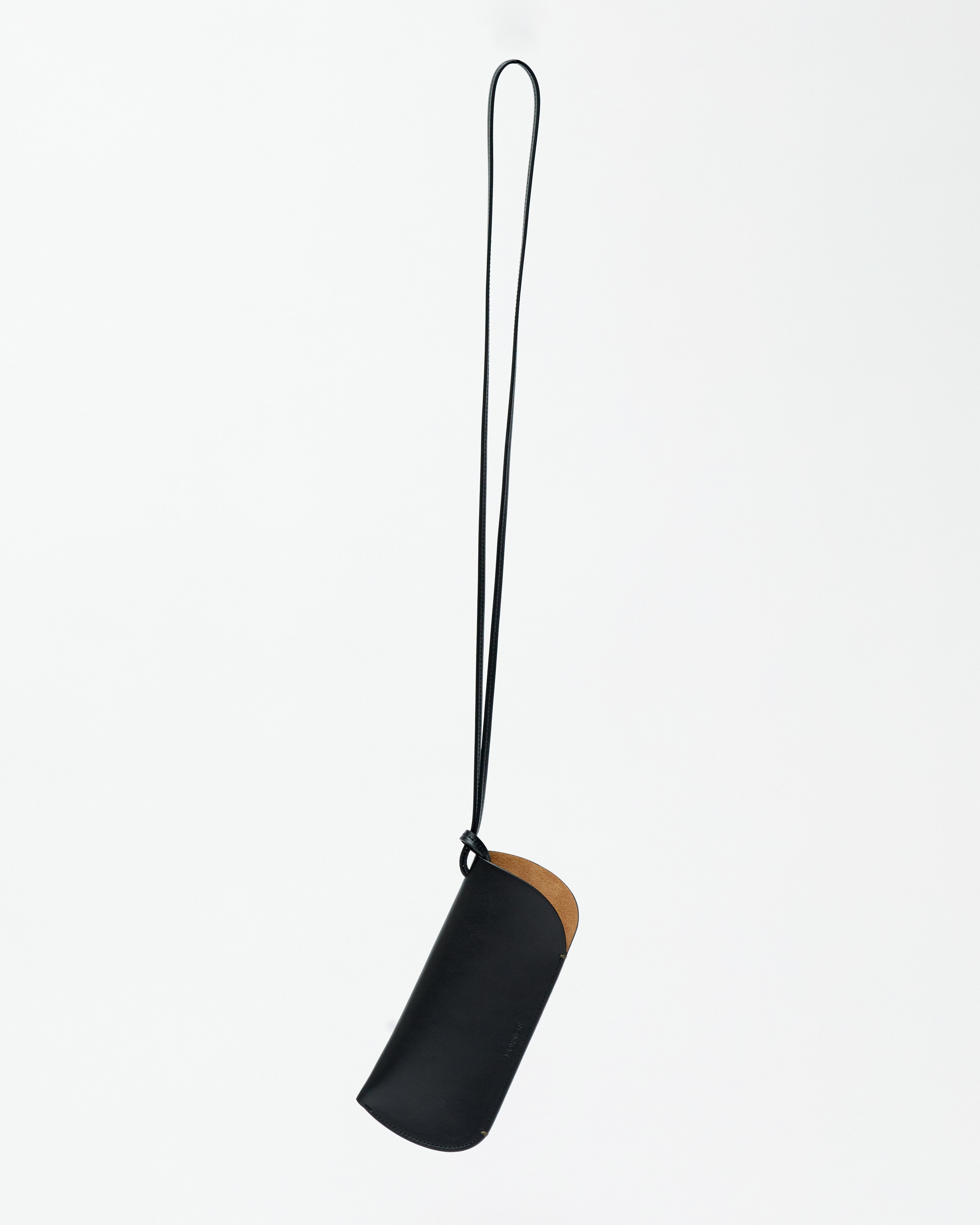 Leather Glasses Case — Black