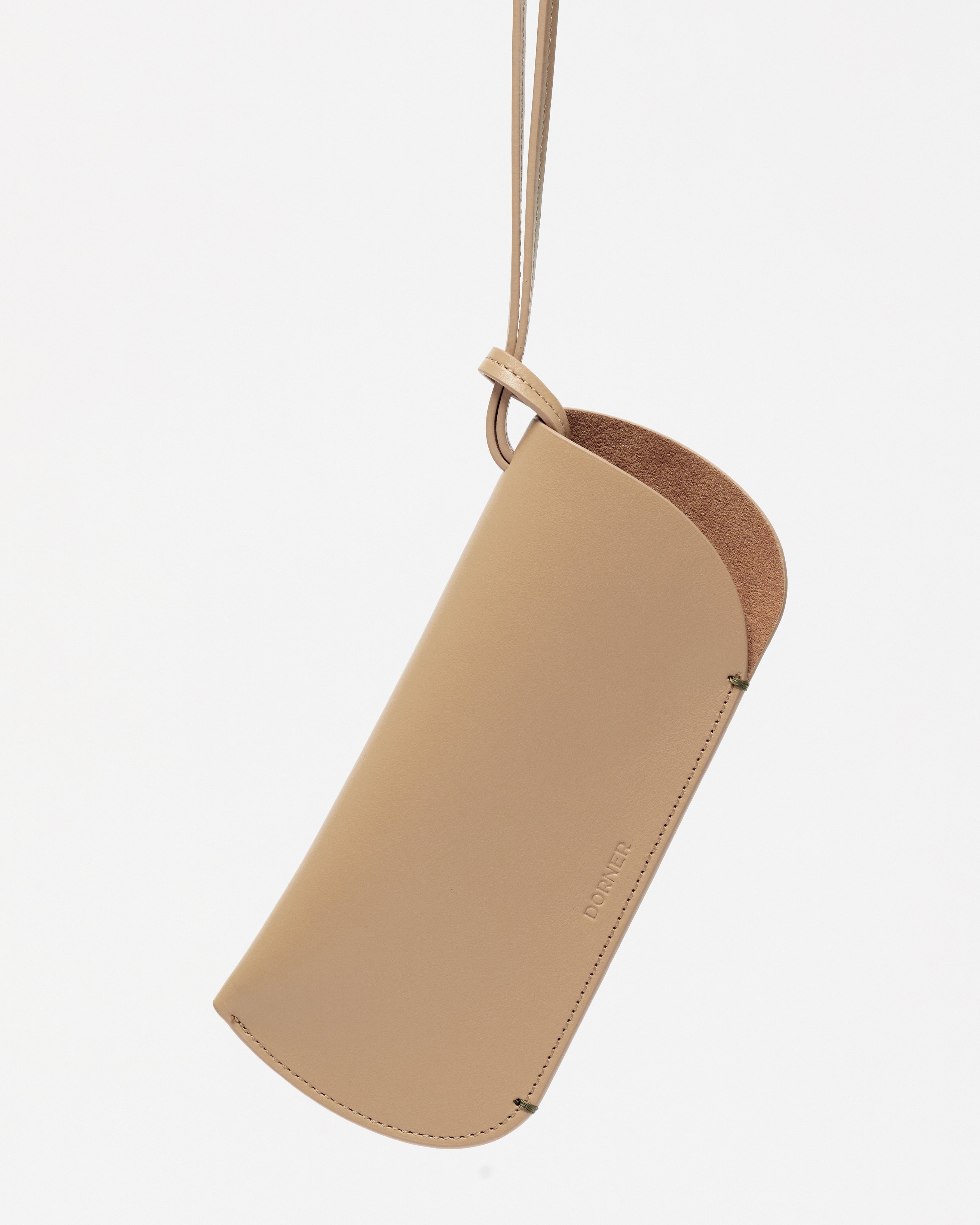 Leather Glasses Case — Warm Sand