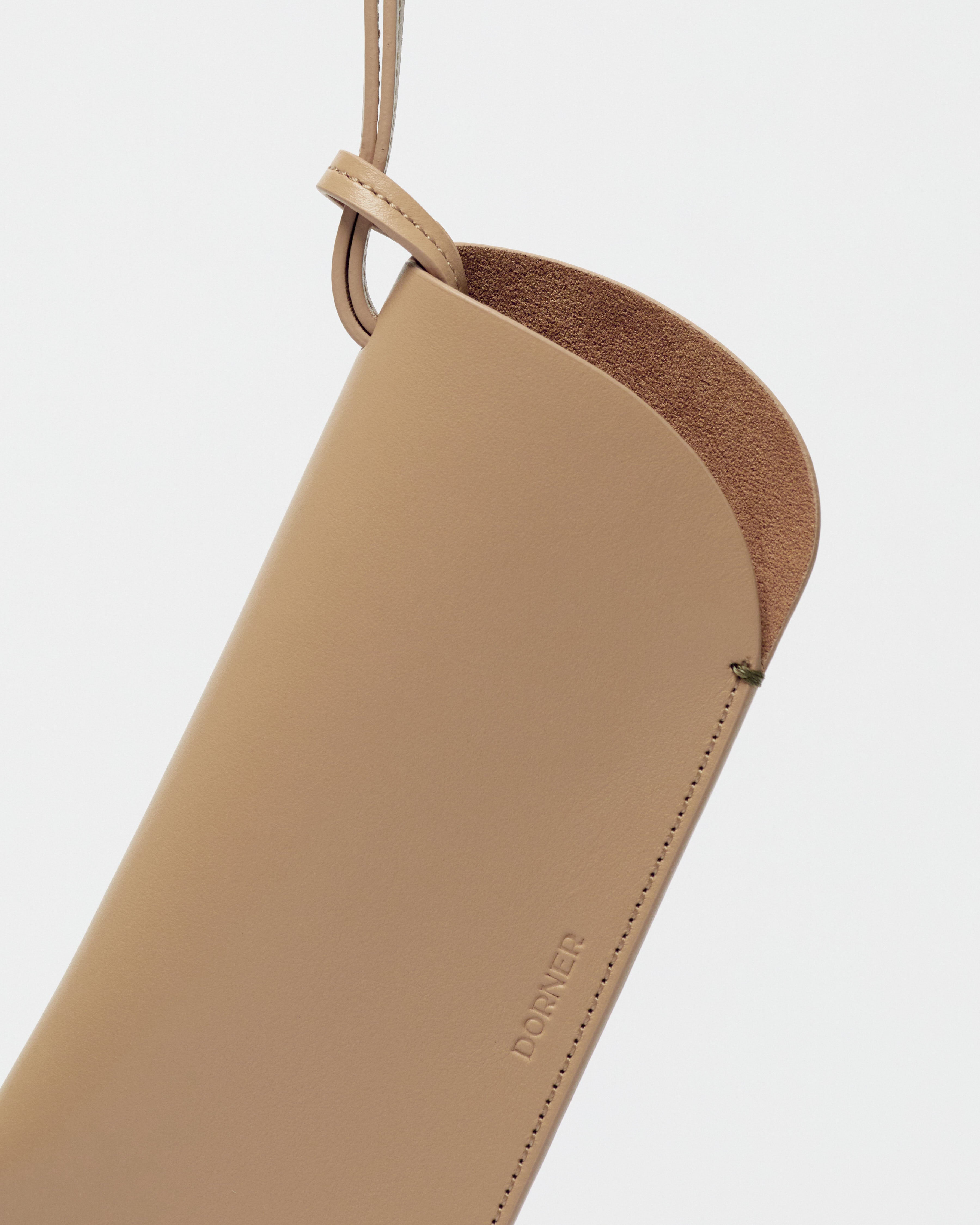 Leather Glasses Case — Warm Sand