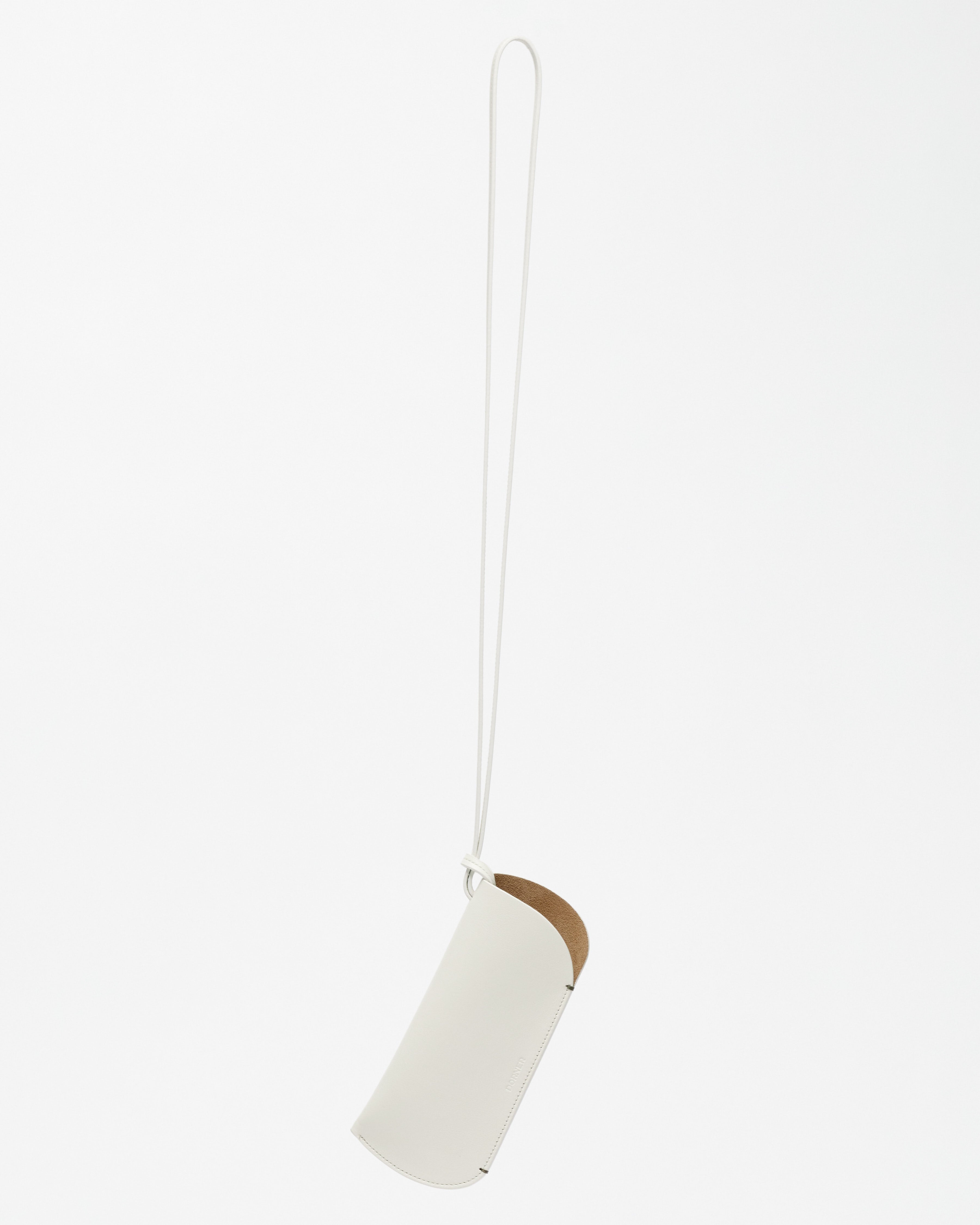 Leather Glasses Case — Warm White