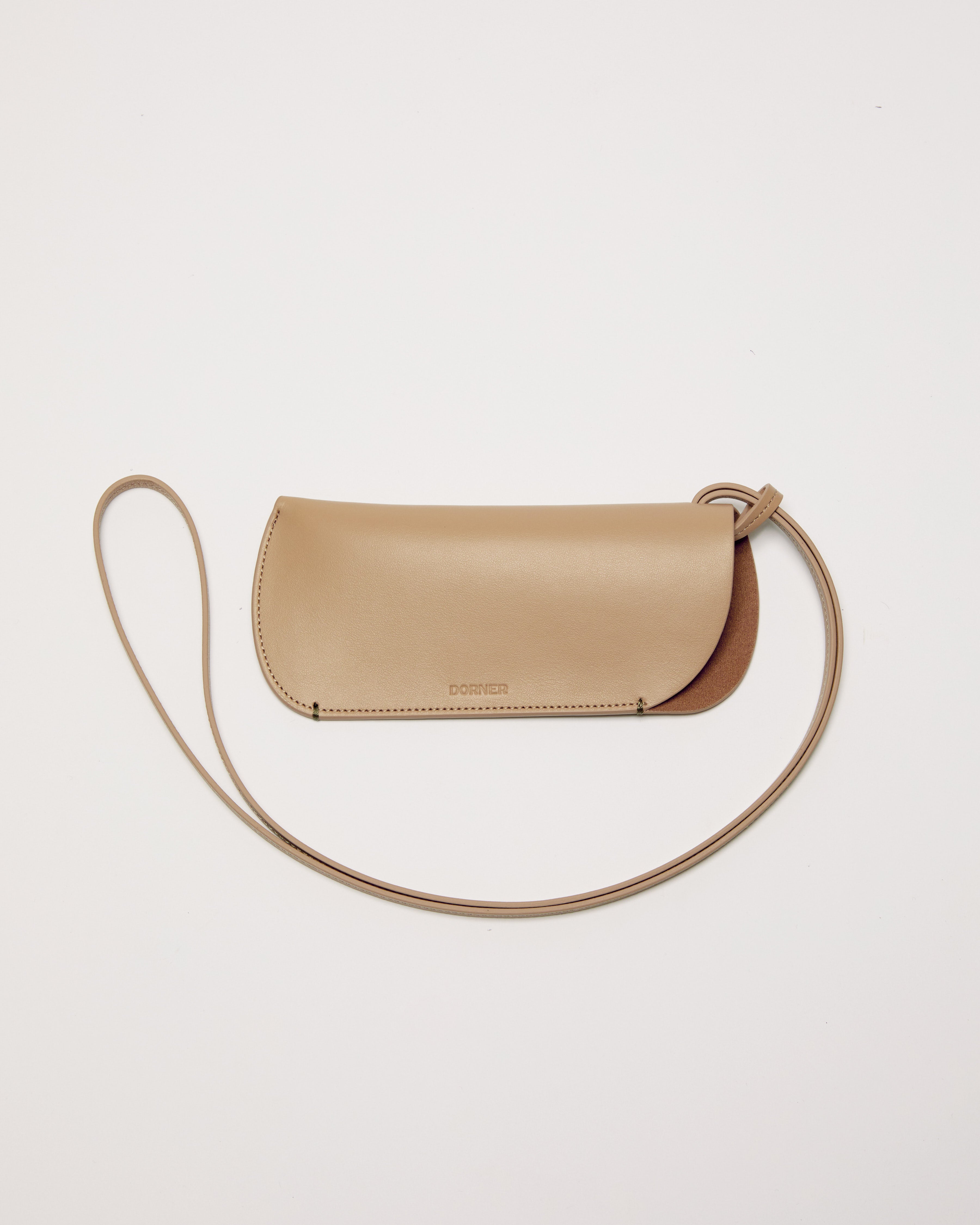 Leather Glasses Case — Warm Sand