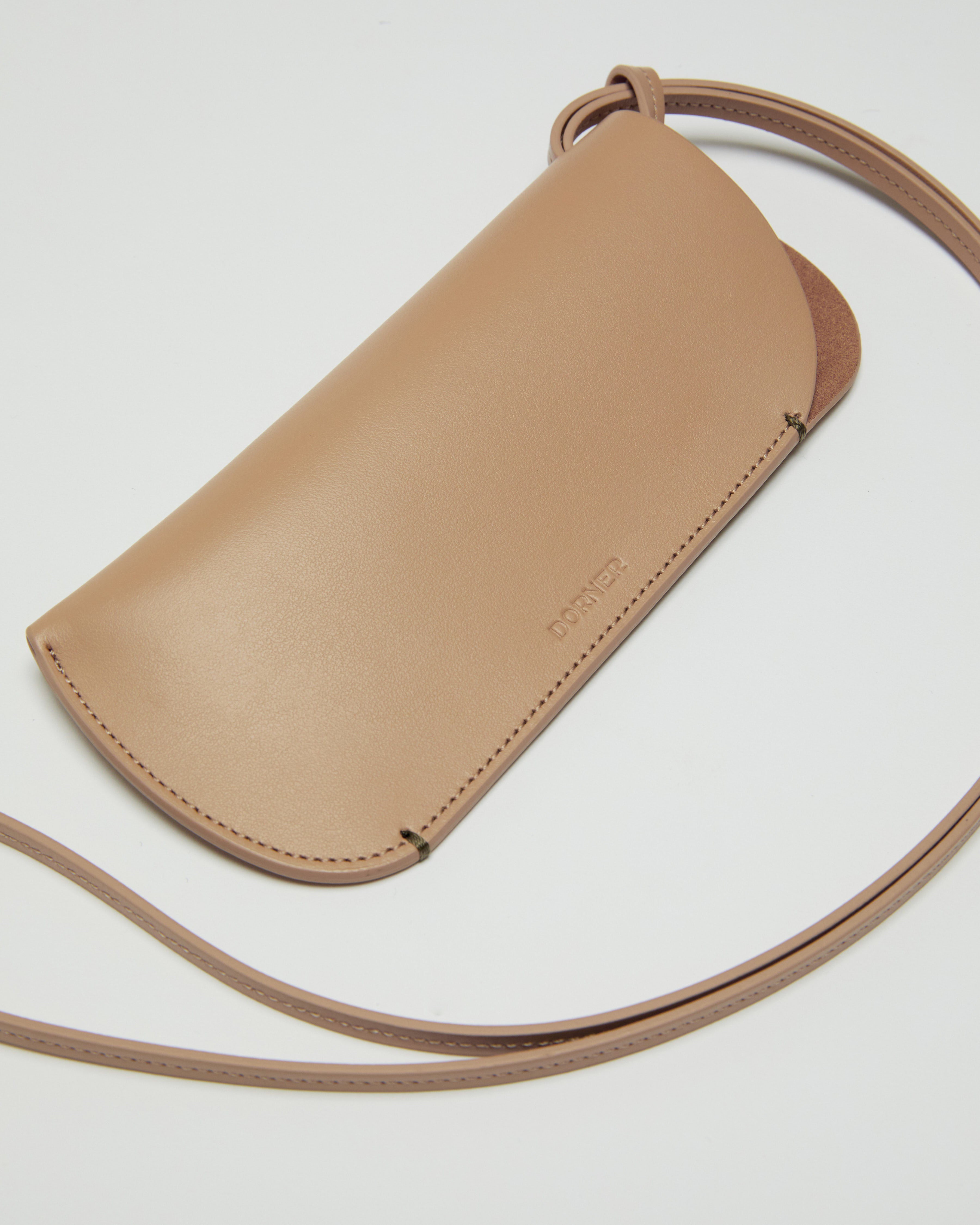 Leather Glasses Case — Warm Sand