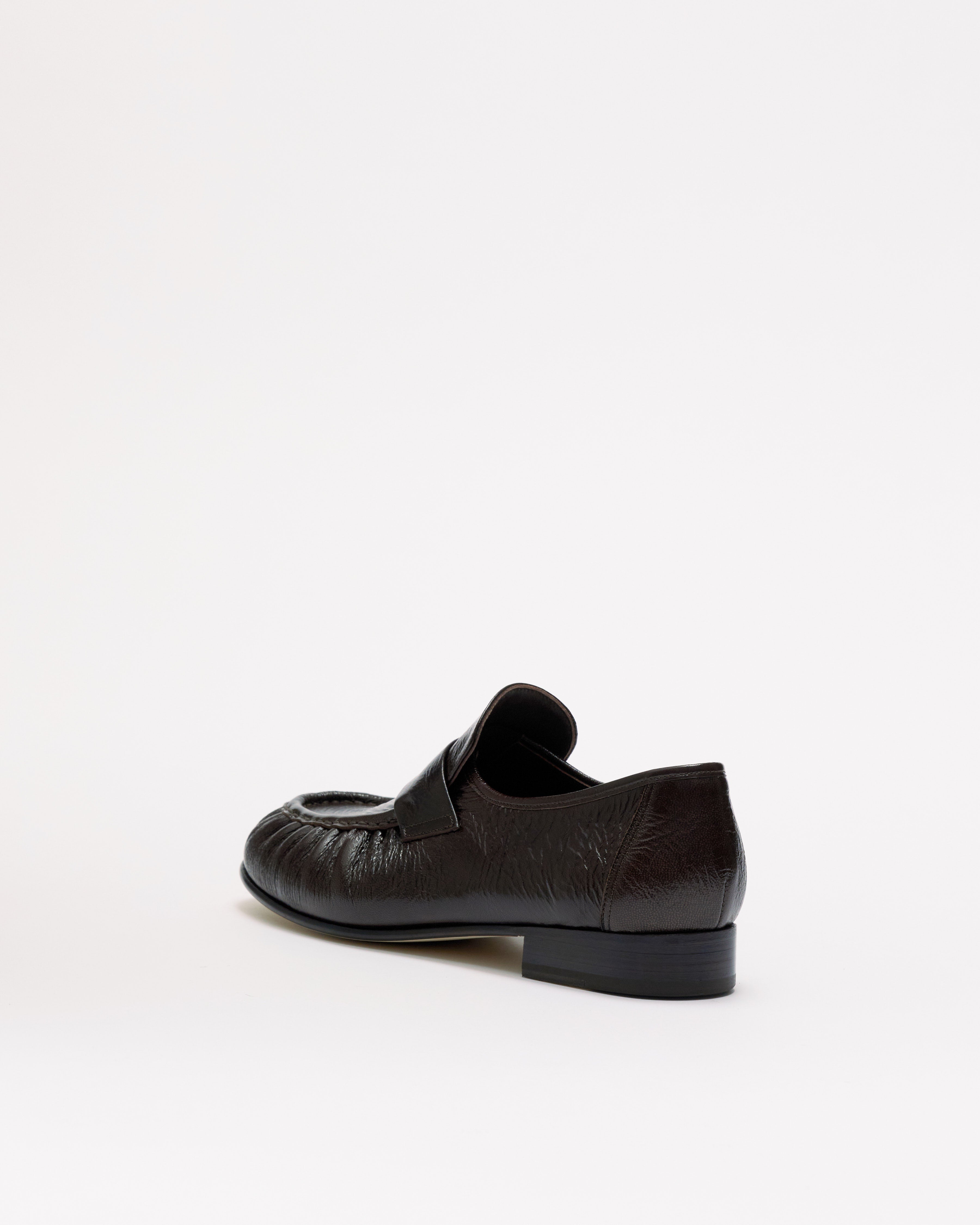 Louis - Soft Grain Leather in Brown