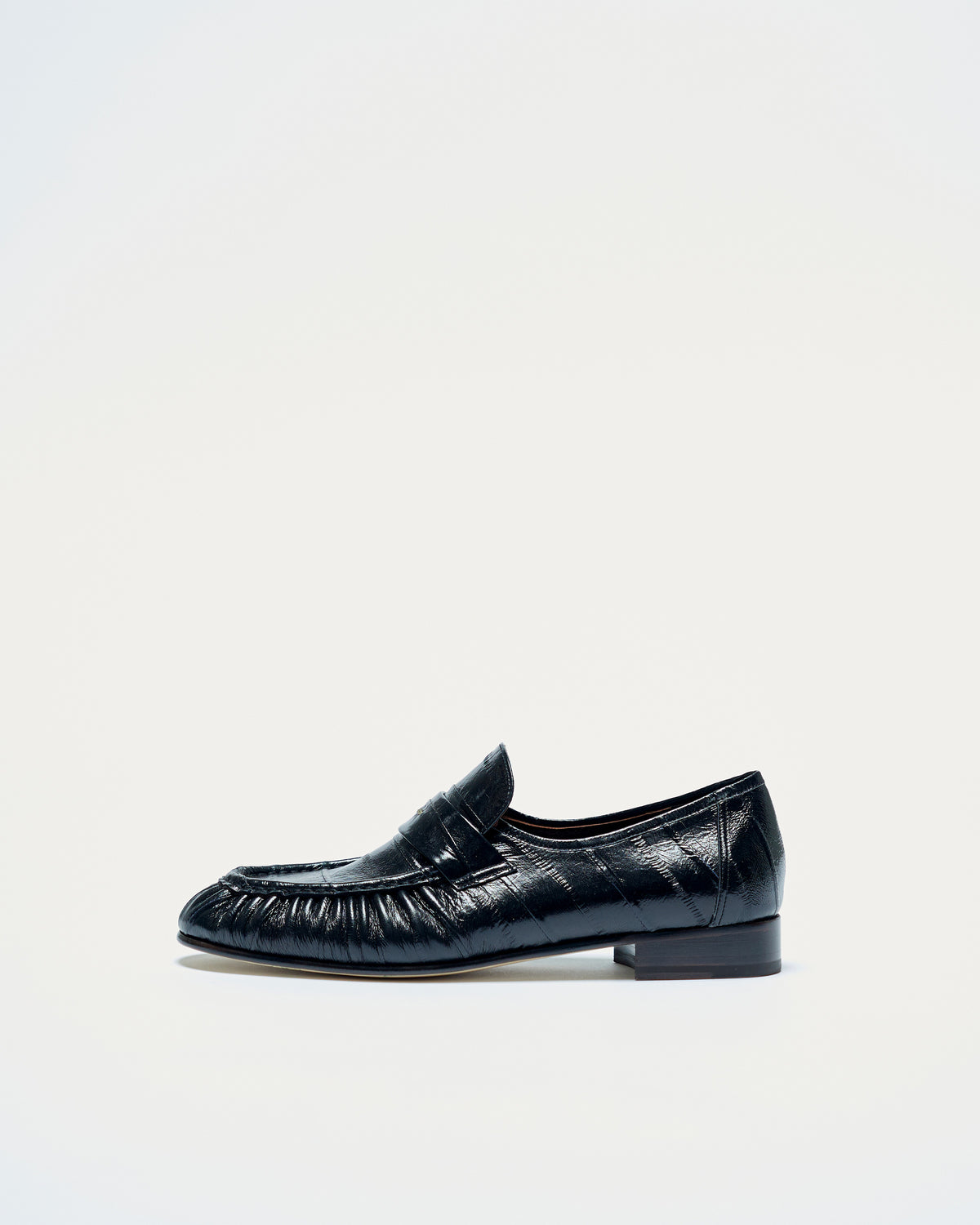 Louis -Eel Leather in Black