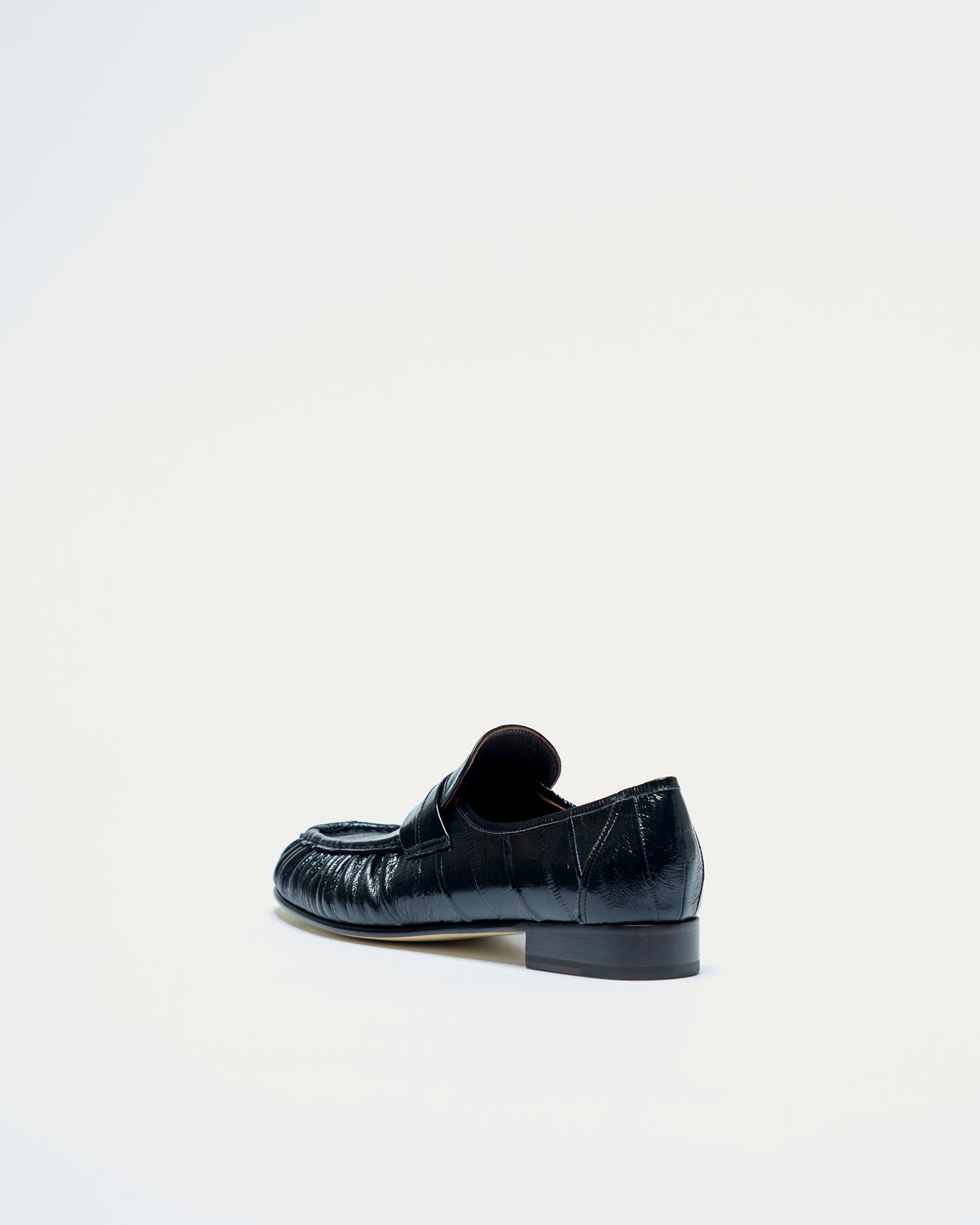 Louis -Eel Leather in Black