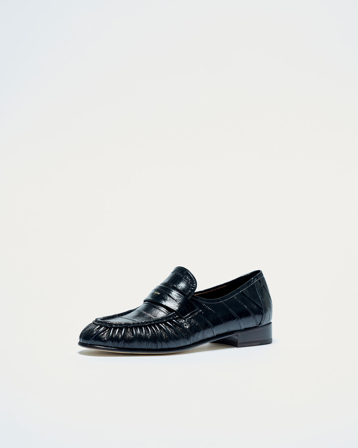 Louis -Eel Leather in Black